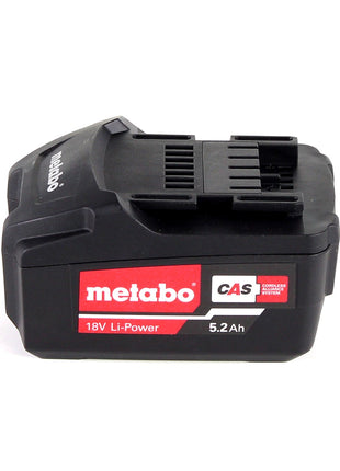 Scie sabre à batterie Metabo ASE 18 LTX + 1x batterie 5,2 Ah + coffret - sans chargeur