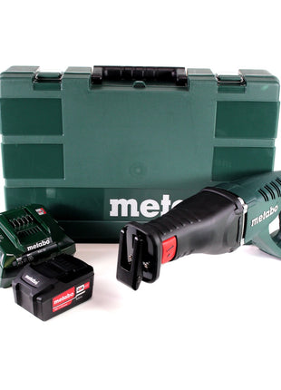 Metabo Akku Säbelsäge ASE 18 LTX + 1x Akku 5,2Ah + Ladegerät + Koffer