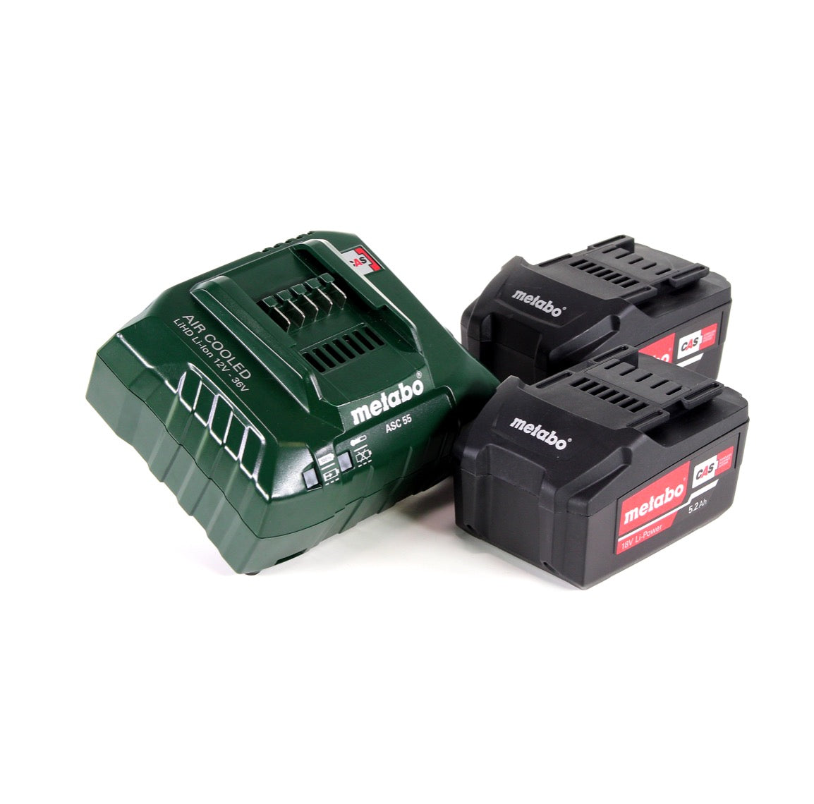 Taille-haie à batterie Metabo AHS 18-55 V 18V 53cm + 2x batterie 5,2Ah + chargeur