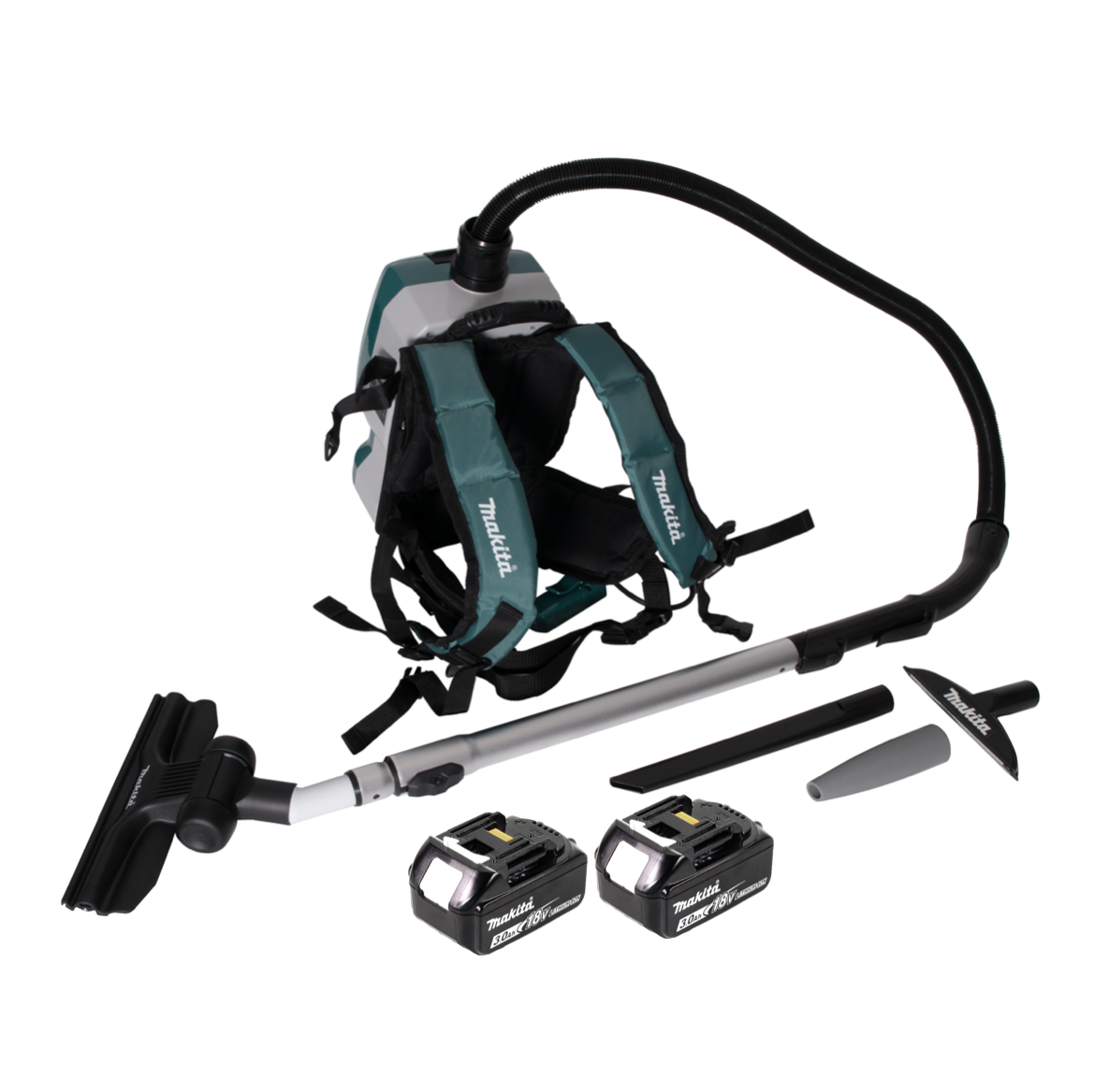 Makita DVC 261 FX15 Aspirateur dorsal à batterie 36V (2x 18V) 2L sans balais + 2x batterie 3,0Ah - sans chargeur