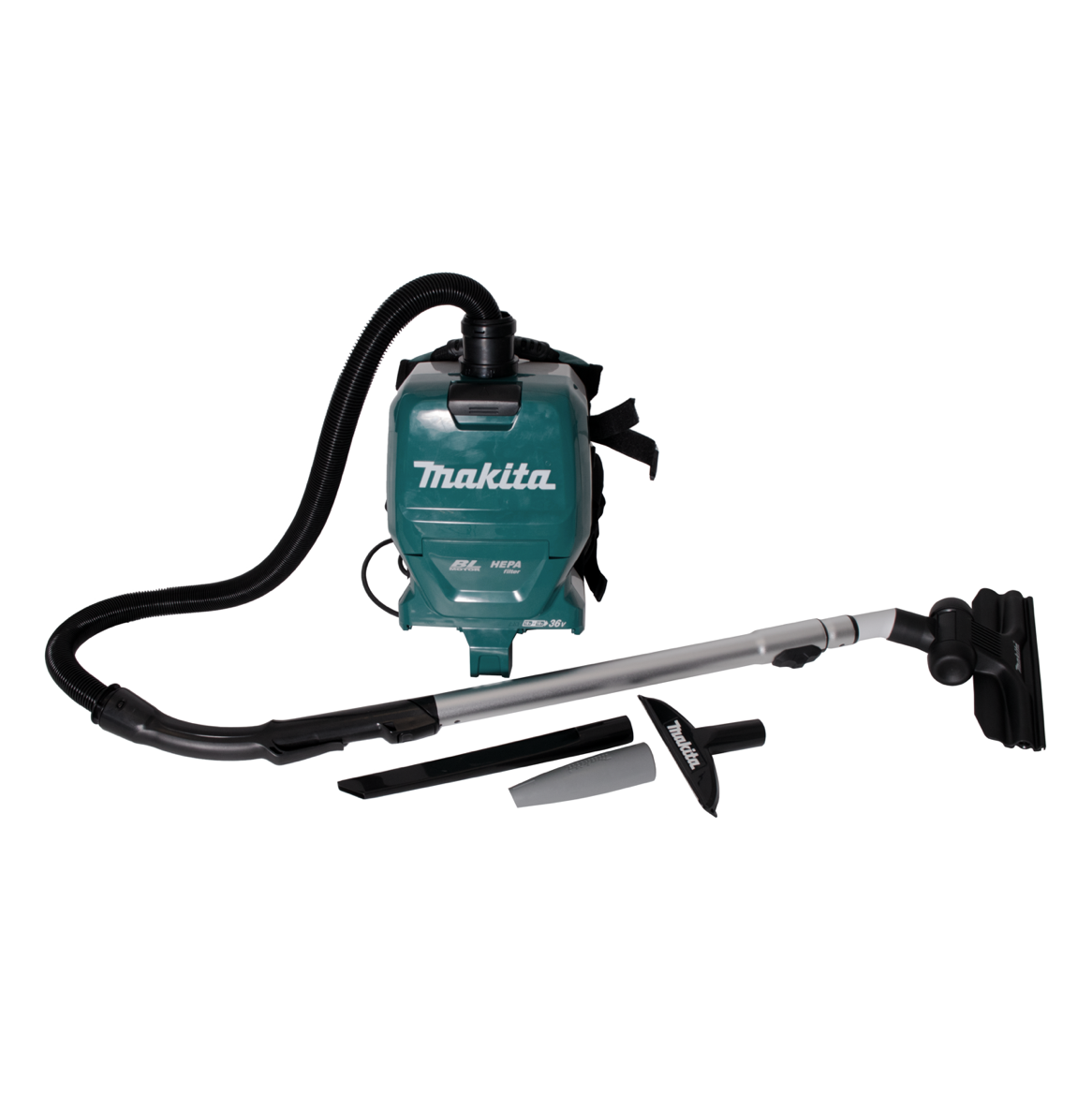 Makita DVC 261 FX15 Aspirateur dorsal à batterie 36V (2x 18V) 2L sans balais + 2x batterie 3,0Ah - sans chargeur