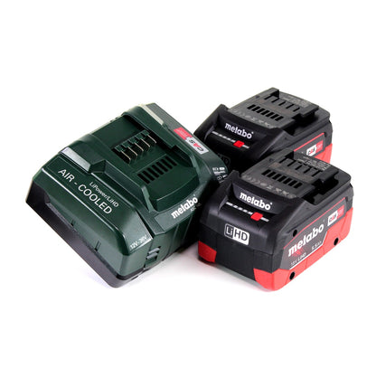 Metabo AHS 18-55 V Taille-haie sans fil 18V - 53cm + 2x Batteries 5,5Ah + Chargeur