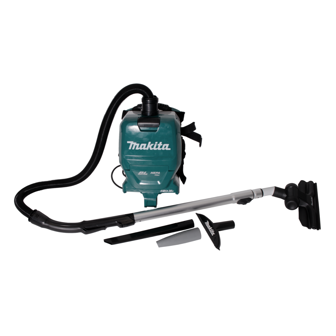 Makita DVC 261 TX15 Aspirateur dorsal sans fil 36V (2x 18V) 2L brushless + 2x Batteries 5.0Ah - sans chargeur