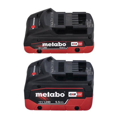 Metabo Basis Set LIHD 18 V Li-Ion Akku CAS System + 1x Akku 4,0 Ah + 1x Akku 5,5 Ah + Ladegerät + metaBOX ( 685136000 ) - Toolbrothers