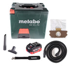 Metabo AS 18 L PC Akku Sauger 18V 7,5L ( 602021850 ) + 1x Akku 8,0Ah - ohne Ladegerät - Toolbrothers