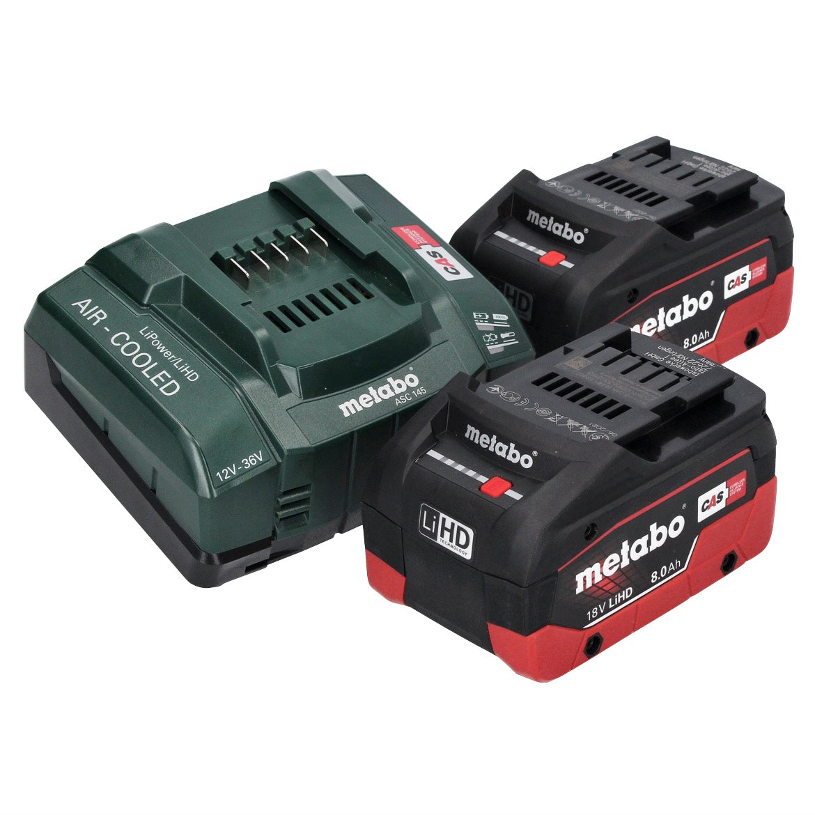 Metabo SSW 18 LTX 300 BL Visseuse à chocs sans fil 300Nm 1/2" Brushless 18V + 2x Batteries 8,0Ah + Chargeur + Coffret (602395840)