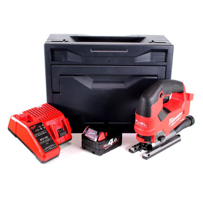 Scie sauteuse à batterie Milwaukee M18 FJS-401M 18V brushless + 1x batterie 4,0Ah + chargeur + M-Box