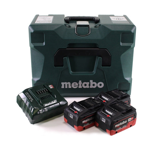 Metabo Basis Set LIHD + 3x Akku 5,5 Ah + Ladegerät + Metaloc ( 685169520 )