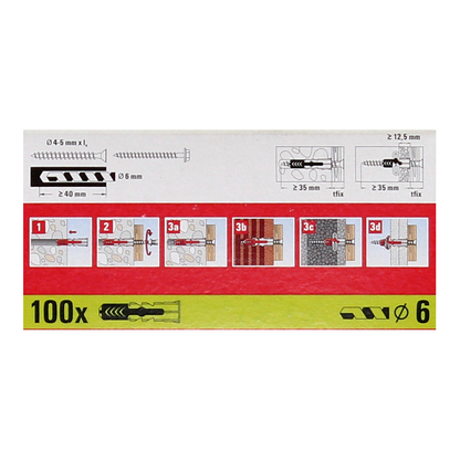 Fischer Profibox DUO-Line  : DUOPOWER 6x30mm + 1000 pcs - DUOTEC 10 + 50 pcs - DUOBLADE + 50 pcs. ( 553667 )