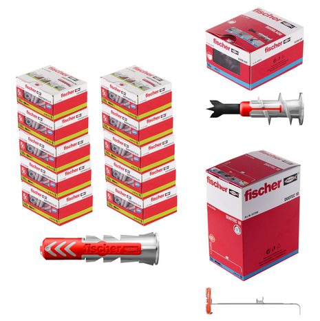 Fischer Profibox DUO-Line  : DUOPOWER 6x30mm + 1000 pcs - DUOTEC 10 + 50 pcs - DUOBLADE + 50 pcs. ( 553667 )