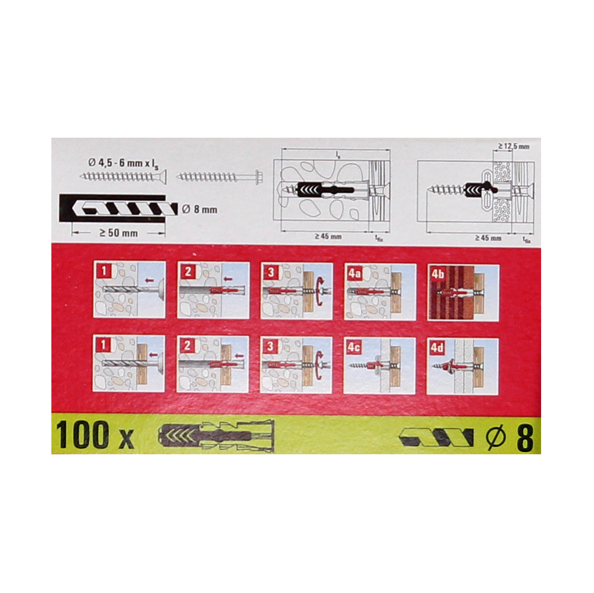 Fischer Profibox DUO-Line  : DUOPOWER 8x40mm + 400 pcs - DUOTEC 10M + 50 pcs - DUOBLADE + 50 pcs  ( 553668 )