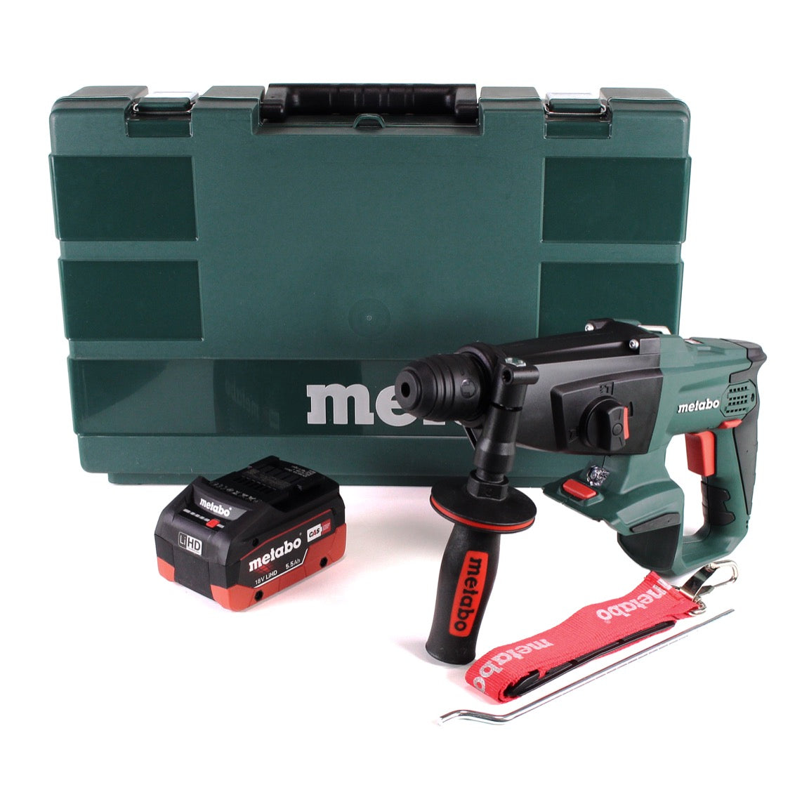 Metabo KHA 18 LTX Akku Kombihammer 18V + 1x Akku 5,5Ah + Koffer - ohne Ladegerät