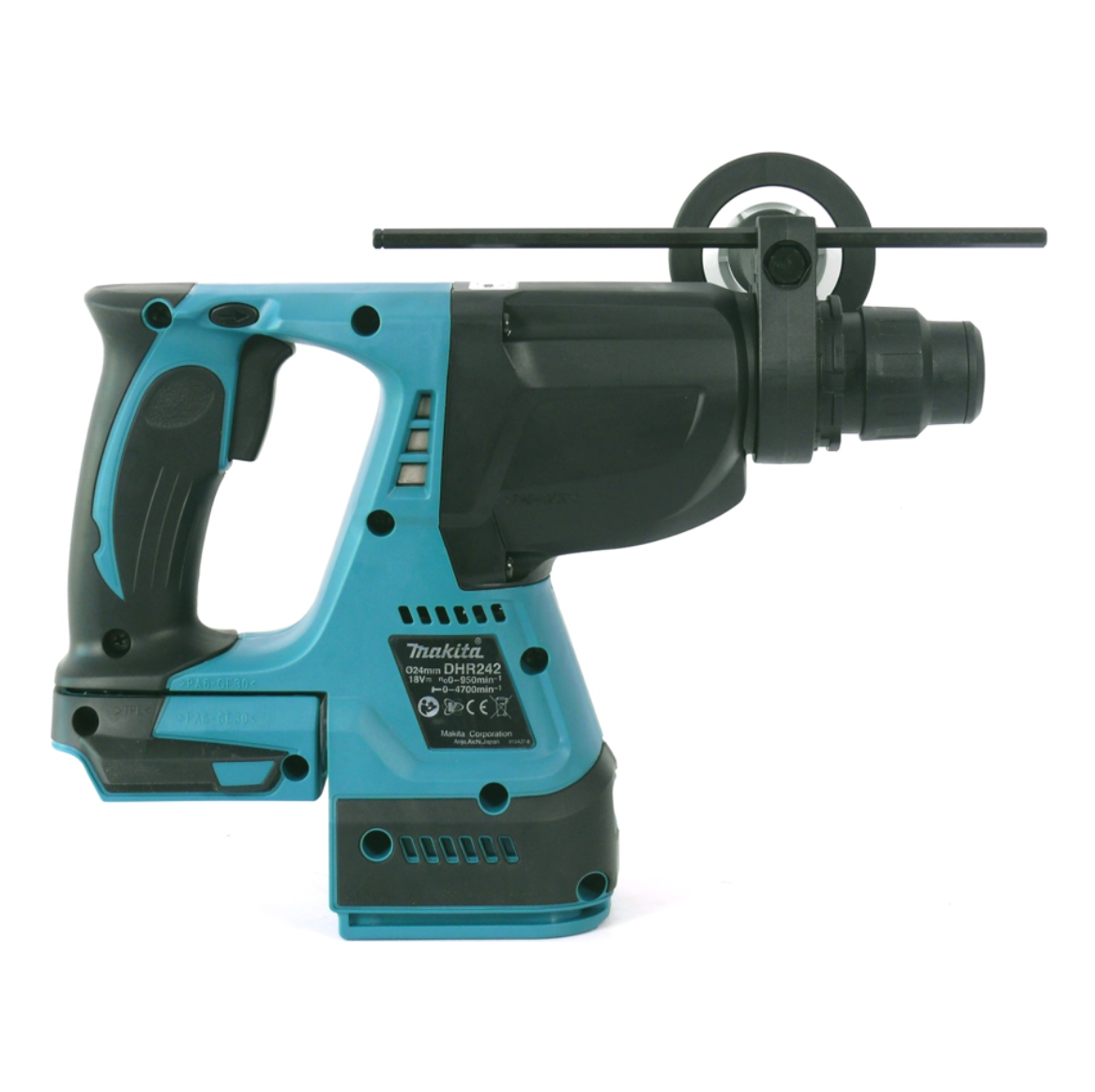 Makita DHR 242 RF1J perceuse à percussion sur batterie 18V 2,4J SDS-plus brushless + 1x batterie 3,0Ah + chargeur + Makpac