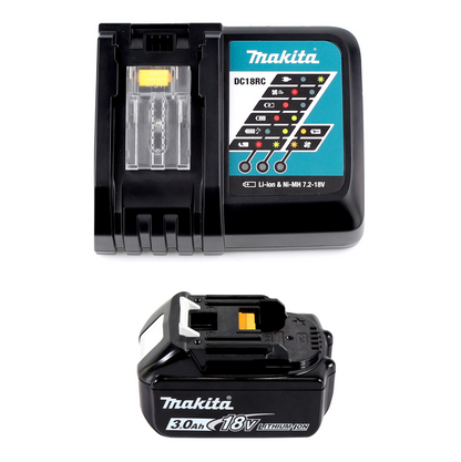 Makita DHR 242 RF1J perceuse à percussion sur batterie 18V 2,4J SDS-plus brushless + 1x batterie 3,0Ah + chargeur + Makpac