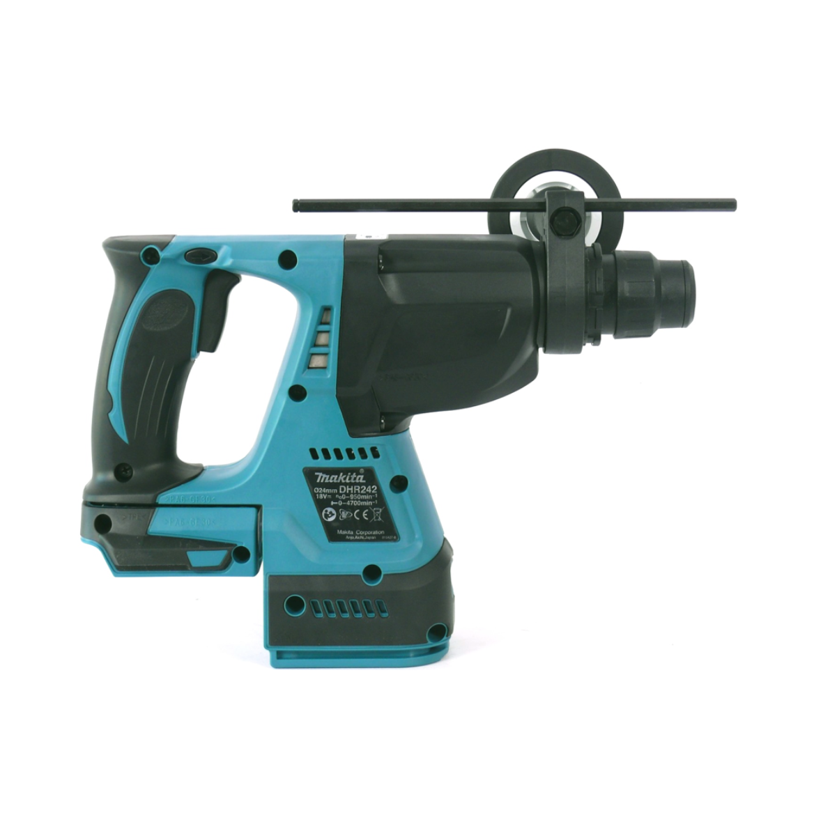 Makita DHR 242 RM1J perceuse à percussion sur batterie 18V 2.0J SDS-plus brushless + 1x batterie 4.0Ah + chargeur + Makpac