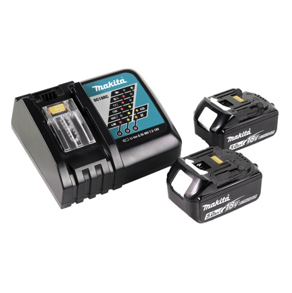 Makita DHR 242 RTJ Marteau perforateur sans fil 2,0J SDS-plus 18V  + 2x Batteries 5,0Ah + Chargeur + Coffret Makpac