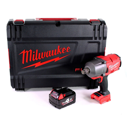 Clé à chocs sans fil Milwaukee M18 ONEFHIWF34 401 3/4" 18V 1627Nm + 1x batterie 4,0Ah + boîtier HD - sans chargeur