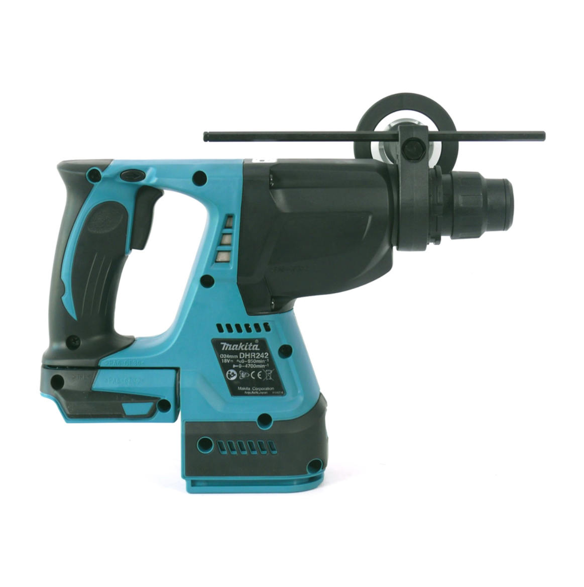 Makita DHR242RG1J Marteau perforateur sans fil 2,0J SDS-plus 18V Brushless  + 1x Batterie 6,0Ah + Chargeur + Coffret Makpac