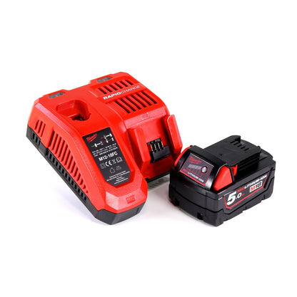 Clé à chocs sans fil Milwaukee M18 ONEFHIWF34 501X 3/4" 18V 1627Nm + 1x batterie 5.0Ah + boîtier HD + chargeur