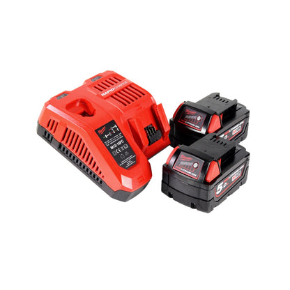 Clé à chocs sans fil Milwaukee M18 ONEFHIWF34 502X 3/4" 18V 1627Nm + 2x batterie 5.0Ah + boîtier HD + chargeur (4933459730)