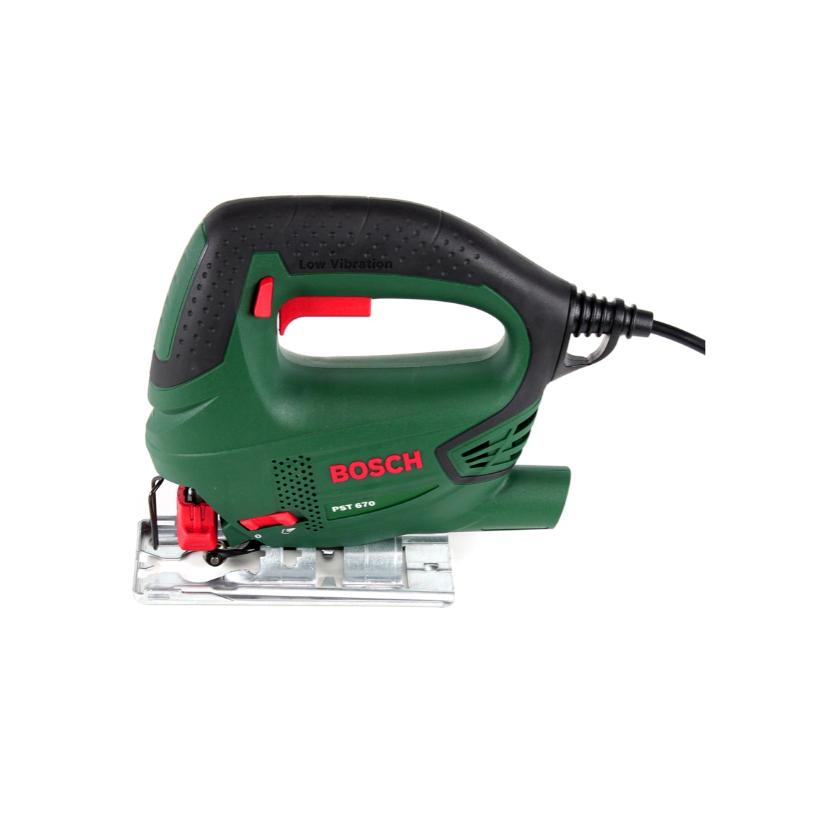 Scie sauteuse DIY Bosch PST 670 (CT) 500 W + jeu de lames de scie sauteuse Bosch 15 pièces. + valise