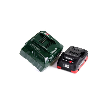 Metabo W 18 LTX 125 Meuleuse d'angle rapide 18V 125mm + 1x batterie 4,0Ah + chargeur + mallette