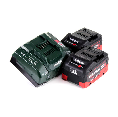 Metabo W 18 LTX 125 Meuleuse d'angle rapide 18V 125mm + 2x batteries 5,5Ah + chargeur + mallette