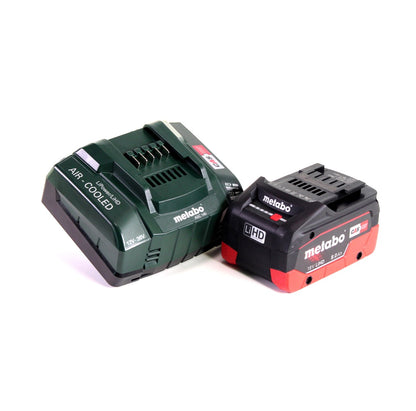 Metabo W 18 LTX 125 Meuleuse d'angle rapide 18V 125mm + 1x batterie 8,0Ah + chargeur + mallette