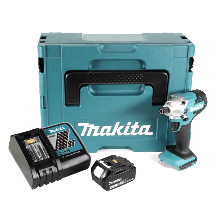 Makita DTD 156 RM1J Akku Schlagschrauber 18V 155Nm + 1x Akku 4,0Ah + Ladegerät + Makpac - Toolbrothers