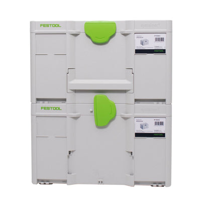 Festool Systainer Set 2x SYS3 M 337 ( 2x 204844 ) 32,4 Liter 396x296x337mm Werkzeugkoffer koppelbar - Toolbrothers