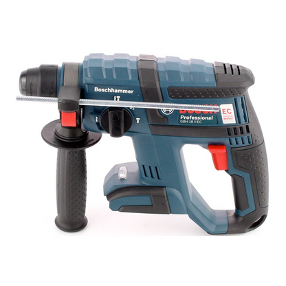 Bosch GBH 18 V-EC Akku Bohrhammer 18V 1,7J SDS-plus Brushless + 2x Akku 5,0Ah + Ladegerät + Zubehör Steckdosenbohrkronen + L-Boxx