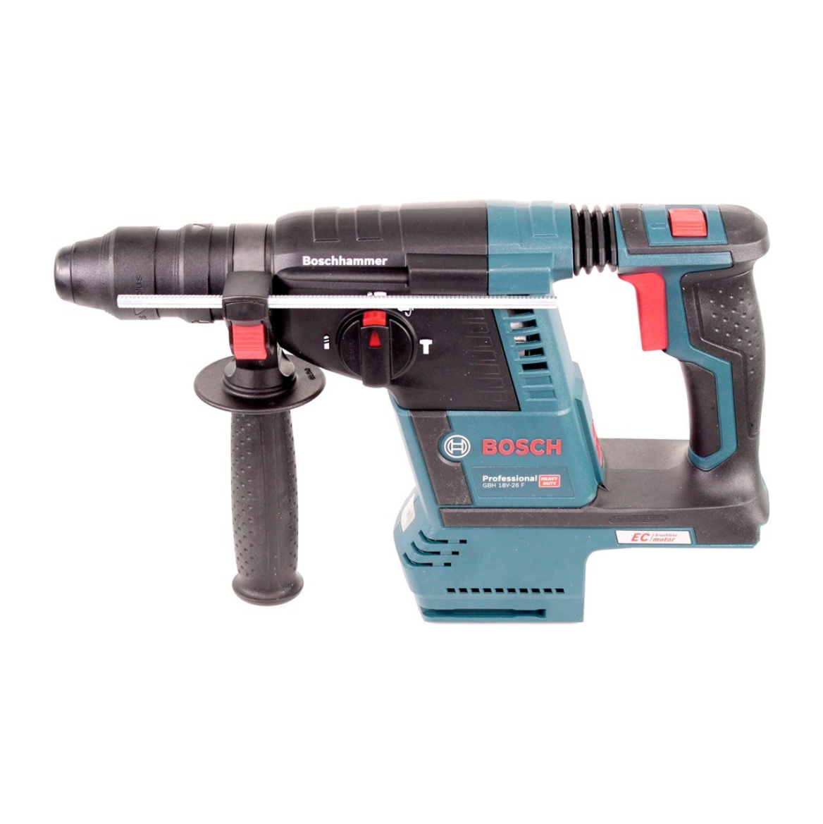 Bosch GBH 18V-26 F Akku Bohrhammer 18V 2,6J brushless SDS plus + 2x Akku 5,0Ah + Ladegerät + Bohrkronen Zubehör M16 + L-Boxx