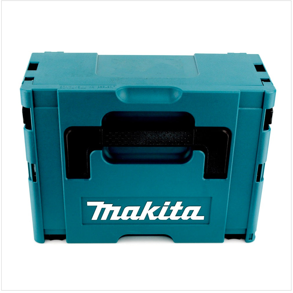 Makita DHP 482 RTJ W Akku Schlagbohrschrauber 18 V 62Nm + 2x Akkus 5,0Ah + Ladegerät im Makpac 2 - Toolbrothers