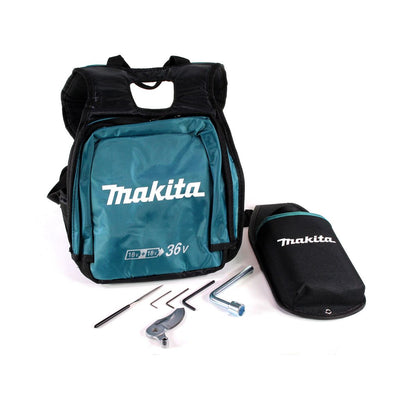 Makita DUP 361 PT2 Akku Rebschere Astschere 36 V ( 2x 18 V ) + 2x Akku 5,0 Ah + Doppelladegerät + Tasche