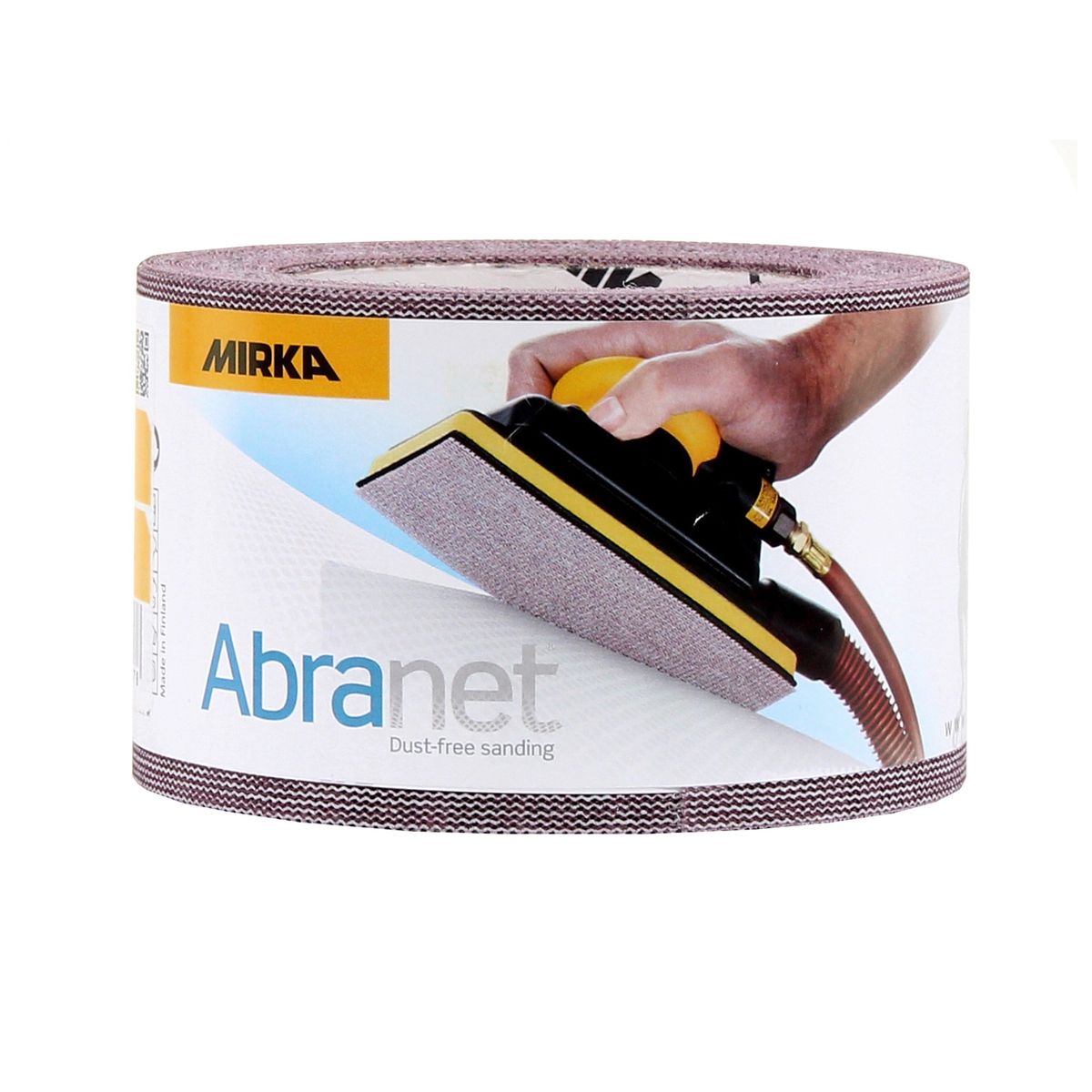 Mirka ABRANET Schleifpapier Rolle 75mm x 10m P240 Schleifrolle Klett ( 545BI001253R )