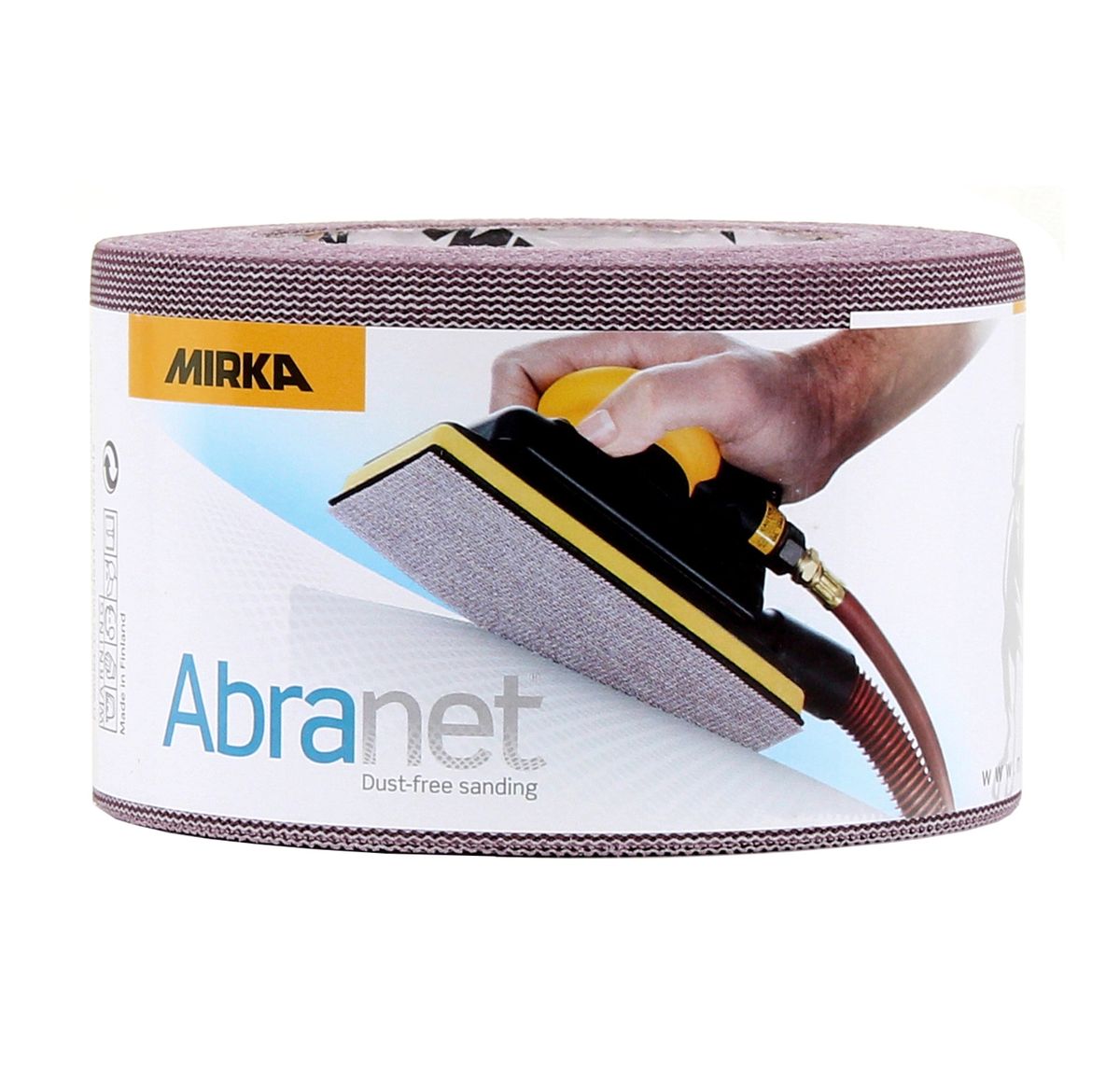 Mirka ABRANET Rouleau de papier abrasif 75 mm x 10 m P320 Klett (545BI001323R)