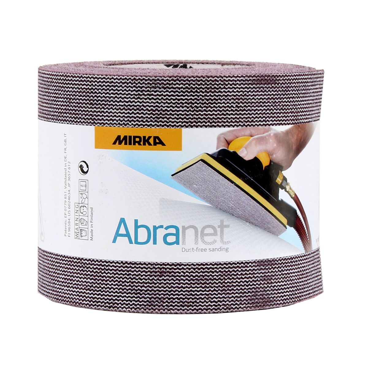 Mirka ABRANET Schleifpapier Rolle 115mm x 10m P80 Schleifrolle Klett ( 545BY001803R )