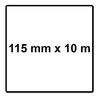 Mirka ABRANET Rouleau de papier abrasif 115 mm x 10 m P180 Klett (545BY001803R)