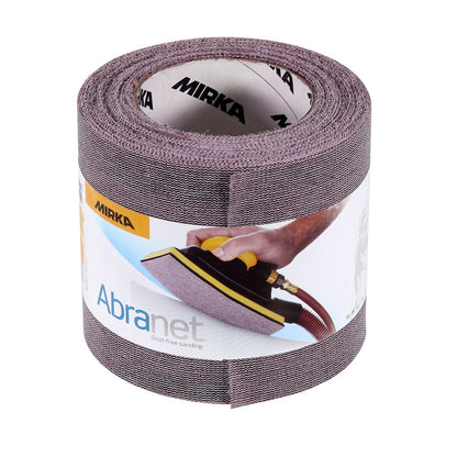 Mirka ABRANET Rouleau de papier abrasif 115 mm x 10 m P120  Klett (545BY001123R)