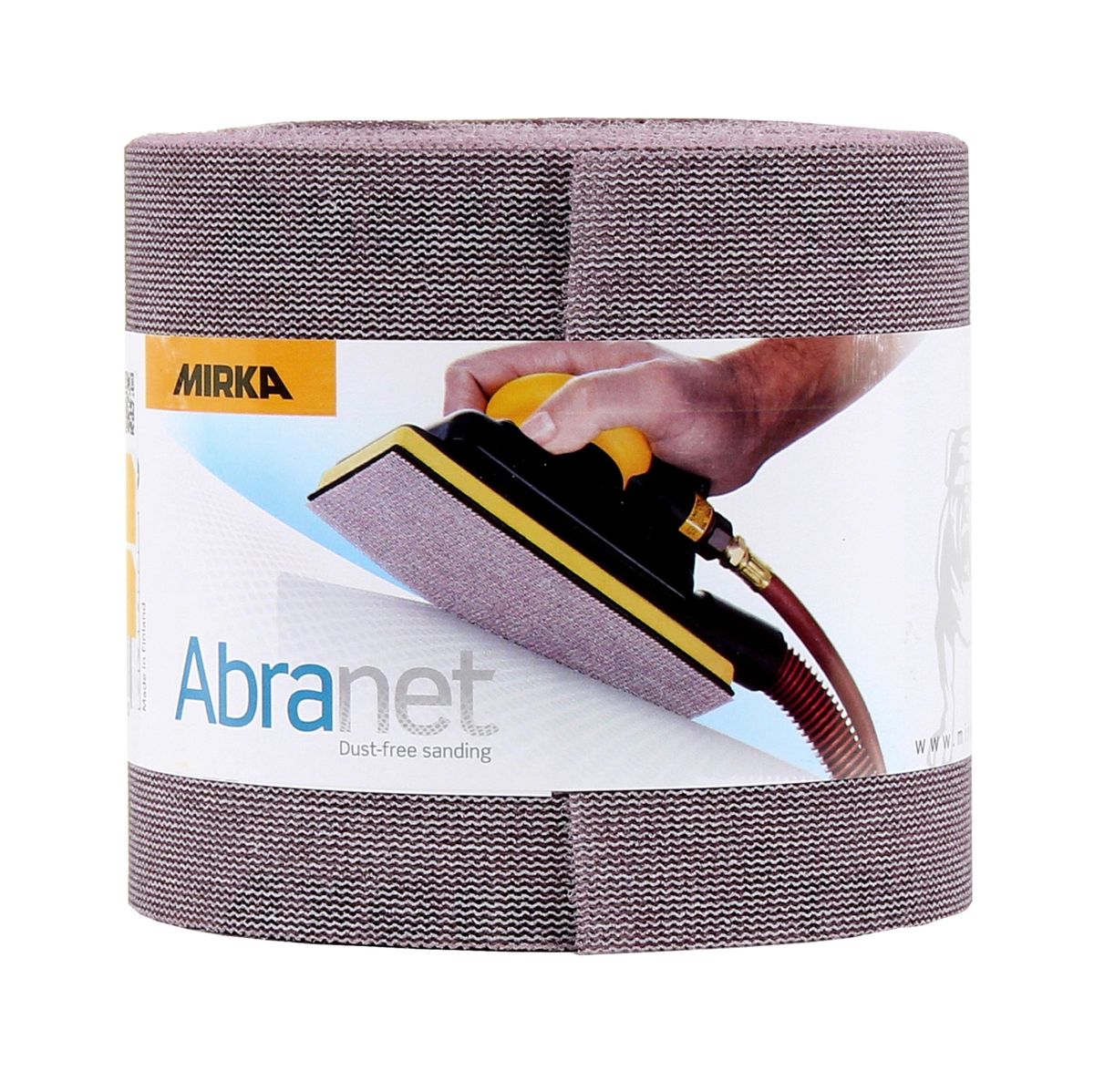 Mirka ABRANET Rouleau de papier abrasif 115 mm x 10 m P120  Klett (545BY001123R)