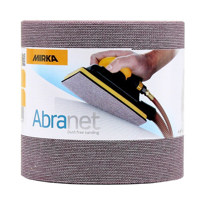 Mirka ABRANET Rouleau de papier abrasif 115 mm x 10 m P180 Klett (545BY001183R)