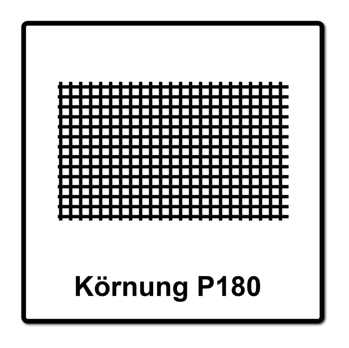 Mirka ABRANET Rouleau de papier abrasif 115 mm x 10 m P180 Klett (545BY001183R)