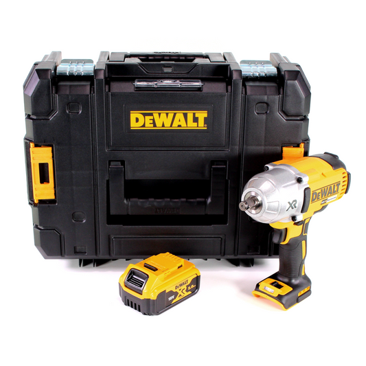 Dewalt DCF 899 HT Akku Schlagschrauber 1/2" 18V 950Nm Brushless HOG-Ring + 1x Akku 5,0Ah + TSTAK - ohne Ladegerät