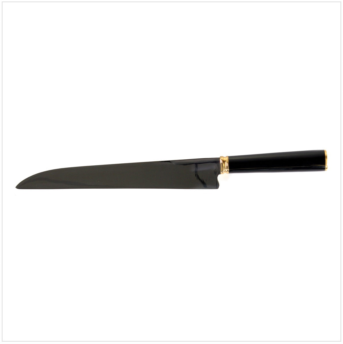 Serra Grande "Sushi & Sashimi" brasilianisches  Küchenmesser Kochmesser handgeschmiedet 25,4 cm Klinge mit rundem Griff  + echt Leder Messerscheide - Toolbrothers