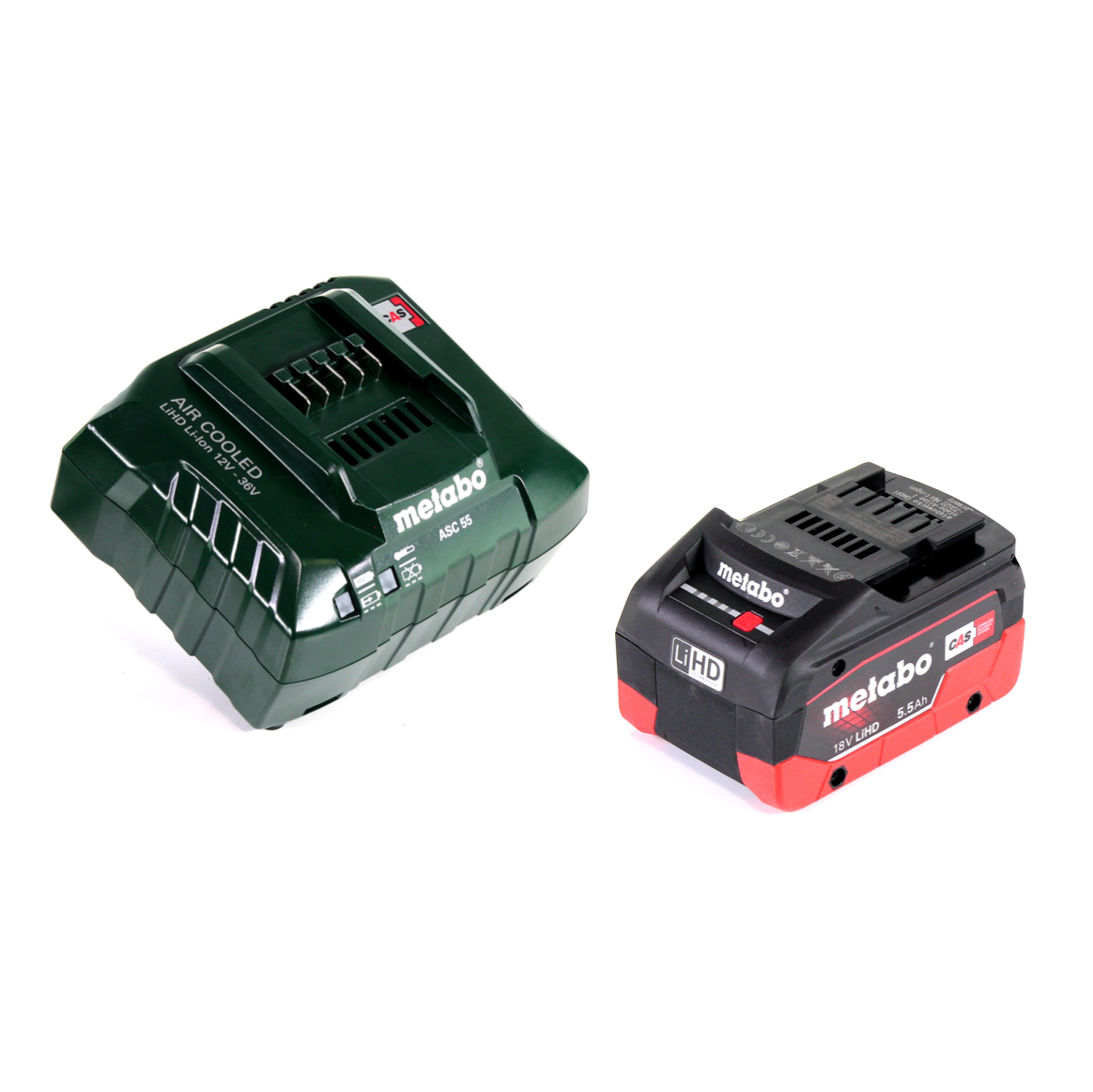 Clé à chocs sans fil Metabo SSD 18 LTX 200 BL 18V 1/4" 200Nm brushless + 1x batterie 5,5Ah + chargeur + coffret