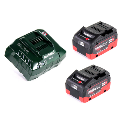 Clé à chocs sans fil Metabo SSD 18 LTX 200 BL 18V 1/4" 200Nm brushless + 2x batterie 5,5Ah + chargeur + coffret