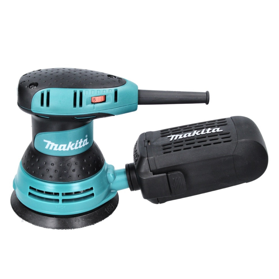 Ponceuse excentrique Makita BO 5031 K 300 W + coffret + papier de verre Velcro (paquet de 200)