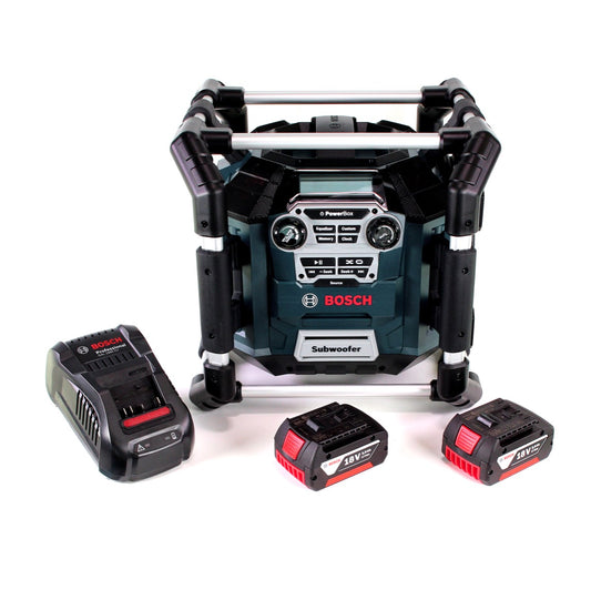 Radio de chantier Bosch GML 20 14,4-18V + 2x batteries 3,0Ah + chargeur