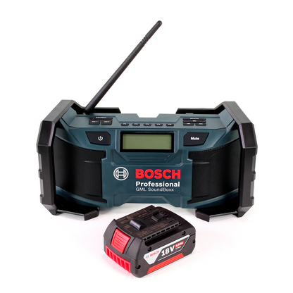 Radio de chantier Bosch GML SoundBoxx 14,4-18V + 1x batterie 5,0Ah - sans chargeur