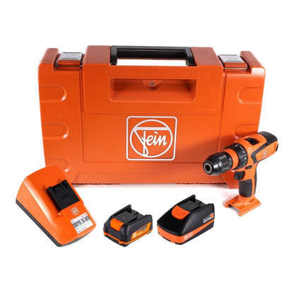 Fein ASCM 18 QSW Perceuse visseuse sans fil MultiVolt 12V/18V 40Nm sans balai + 1x Batterie 12V 3,0Ah + 1x Batterie 18V 3,0Ah + Chargeur + Coffret de transport ( 71161266000 )